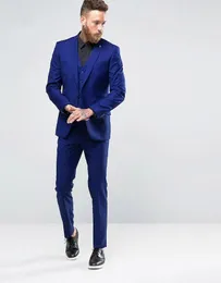 Męskie garnitury Bule szczytowe lapelowe mody mężczyźni formalne smoking Slim Fit Terno Masculino Bluzer Blazer Handsome (kamizelka z karą ”)