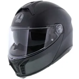 Casco AA Designer Caschi integrali AGV Moto da uomo e da donna Tourmodulare per casco da moto in nero nuovo di zecca Pan di spedizione veloce