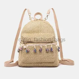 Backpack School Bags Fish Summer Backpacks Straw Pack Knapsack Bag Rucksackcatlin_fashion_bags