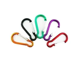 Basit Carabiner Dayanıklı tırmanma kancası alüminyum kampı Outdoorsport aksesuar