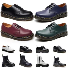 stivali doc martens stivali firmati per uomo donna sneakers di lusso triple neri bianchi classici stivaletti corti alla caviglia inverno neve scarpe calde all'aperto