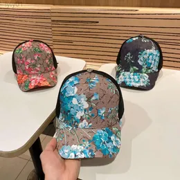 Designer Cucci Hat Cap Guccs g Family Flower Baseball Cap Mesh Summer Out Sunscreen Cap Fashionable Versatile Hat