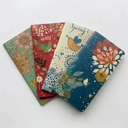 Arkusze Koreańskie Kwiaty papiernicze i ptaki notatniki pisanie dziennika Książka studencka