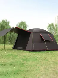Tents And Shelters 5-8 Person Use Self-driving Barbecue Sunshade Waterproof Cooking Beach Vinyl Canopy Camping Tent