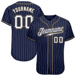 Personalizado Baseball Jersey Bordado Logo Stitch Qualquer Número Qualquer Nome Qualquer Equipe Strip Retro Mens Womens Youth Jerseys Camisas S-3XL