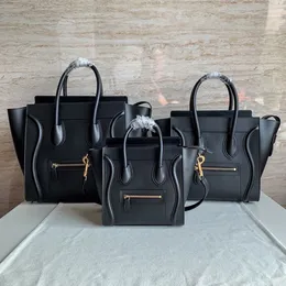 10A Bolsas da mais alta qualidade Brand Tote Bag Crossbody com cinta de couro de couro preto coloração de luxo bolsas de designer de bagagem nano micro mini médio pequeno frete grátis