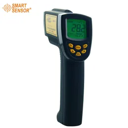 Instrumenty temperatury Smart Contrior Digital IR Laser Gun Bronmer Non Contact Ofrrared Thermometr -50 ~ 1000C (-58 ~ 1832F) AR862DPLUS OKRESOWANIA