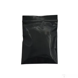 500pcs/lot Quality Black Plastic 5*7cm Opaque Package Bag Self Seal Smell Proof Packing Bags Reclosable Zip Lock Food Package Storage Pouches