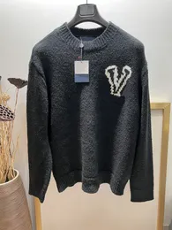 L'ultimo maglione di design autunno e inverno di alta qualità in materiale di lana maglione di taglia americana maglione da uomo di marca di lusso