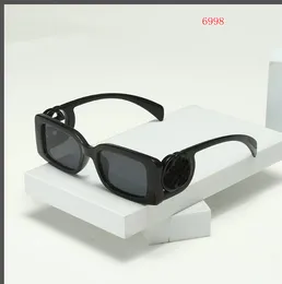 Designer-Sonnenbrille für Damen Modestil schützt UV400-Objektiv Brillen großzügige Avantgarde-Stil Herren- und Damen-Outdoor-Sport-Sonnenbrille 6998 # ty
