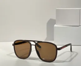 男性用の50倍スポーツサングラスマットブラウ/ブラウンパイロットサングラスサニーデザイナーサングラスSonnenbrille Sun Shades UV400アイウェアWTHボックス