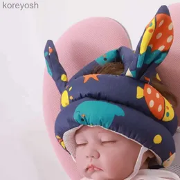 Almohadas Nuevo casco de seguridad para bebés Sombrero de protección para la cabeza Almohadilla anticaída para niños pequeños Aprende a caminar Gorro protector ajustable L231106