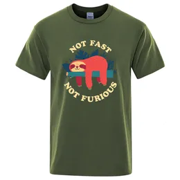 Men s T Shirts Not Fast Furious Cartoons Printing Men Tee Breathable Brand Tops Street Fashion T shirt Mens Casual Summer T 230407