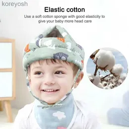 Kuddar Baby Safety Helmet Head Protection Headgear Toddler Anti-Fall Pad Children Lär dig att gå Crash Cap Justerbar Skydd Softl231107