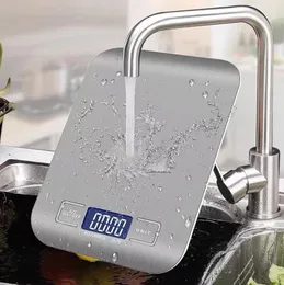 Bilancia da cucina portatile in acciaio inossidabile che pesa per la dieta alimentare bilancia postale che misura bilancia elettronica di precisione LCD 10 kg