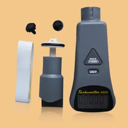 AZ8008 Contact / неконтактный двойной диапазон тахометра 10 ~ 999999rpm Pocket Size 2 в 1 Detector Speed ​​Detector