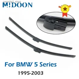 Windshield torkar midoon torkar framtorkarblad för BMW 5 -serie E39 525i 528i 530i 540i M5 vindrutan Vindrutan Frontfönster 26 "+22" Q231107