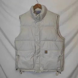 CARHARTTLYS MENS 겨울 내 다운 vest 야외 클래식 캐주얼 따뜻한 흰색 끈적 끈적한 gooseown 길렛 코트 패션 조끼 남자와 wome 스타일 Carhart x8y1#