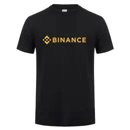 Mens TShirts Binance T Shirt Crypto Men Casual Tees Cotton Short Sleeve Cool Tops Tshirt OZ421 230406