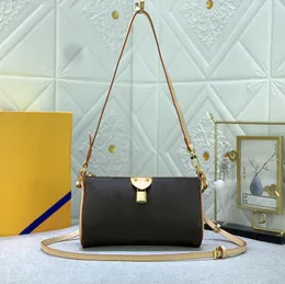 Tasarımcı Kadın Çantalar Çanta Cüzdan Zinciri Baskı Orijinal Deri Crossbody Çanta Lüks Çantalar Sling Çanta Kadın Çantaları Felicie Lady Portefeuille Çanta