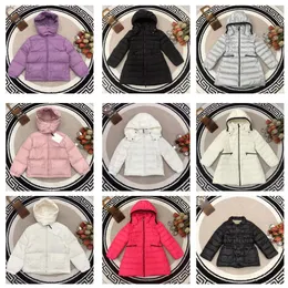 2023 nuovi cappotti per bambini autunno inverno Moda classica Outdoor Warm Down Cappotti Lettera Stampa Puffer ragazzi Giacche Multicolor Abiti comodi 14 stili taglia 90-160 cm