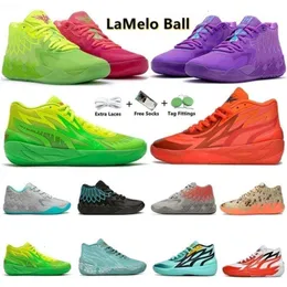 LaMelo Ball 1 2.0 MB.01 Men Basketball Shoes Sneaker Blast City LO UFO Not From Here Queen City and Rock Ridge Red Trainer Sports Sneakers 40-46