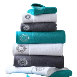 High-End Hotel Handduk Square Bath Handduk Hotell täcker Pure Cotton Hand Handduk Bomull Badhandduk Absorberande broderi