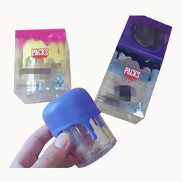 Top Selling Mixed Colors Packwoods PACKS Other Packing clear plastic bottle silicone screw top airtight smell proof 3.5g packs