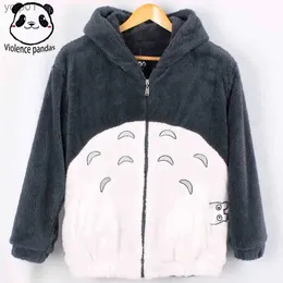 Men's Hoodies Sweatshirts Totoro cosplay sweater Kaii Hoodie Sweatshirt My Neighbor Coat Fleece Overcoat With Ears Harajuku Cute Jackets Christmas giftsL231107