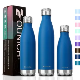 Bottiglie d'acqua ZOUNICH Thermos a doppia parete in acciaio inossidabile Boccetta sottovuoto isolata Gym Sport Shaker Thermos portatile 230406