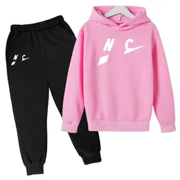 Çocuklar 2-8 yaşında pamuk koşu takım elbise marka açık hava koşu spor kızlar giyim takım elbise beyzbol sweatshirt pantolon çocuklar hoodie spor giyim