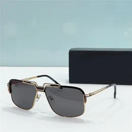 New fashion design pilot sunglasses 9103 metal and half acetate frame Germany style avant-garde and generous outdoor uv400 protection eyewear