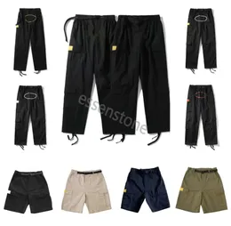 Mens Pants Cargo Mens corteizepants man Hip Hop Casual Trousers Military Retro Multi-pockets Straight Loose Overalls Button Fly Couple straight leg workout pants