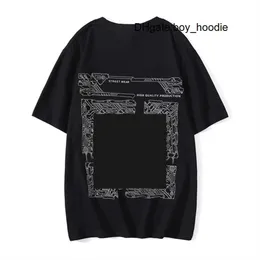 Kapalı T-Shirt Starry Sky Fireworks Kısa kollu yaz moda markası çift erkek ve kadın saf pamuklu kovboy688 1A6c