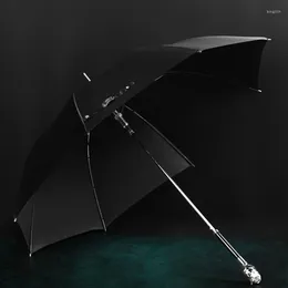 المظلات الرجال السفر المظلة مقاومة للرياح قوية الشاطئ الباراسول الفاخرة حماية كبيرة الشمس