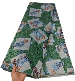 Neuester 2023 hochwertiger Jacquard-Spitzenstoff, 5 Yards, nigerianischer Stil, Nähen, Handwerk, Bronzierender Damast, Abendpartykleid, nigerianische Dame, Hochzeitskostüm, modern, KY-7006