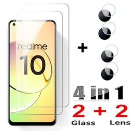 Cep Telefonu Ekran Koruyucular 4in1 RealMe 10 Cam Ekran Koruyucu Kamera Lens Koruyucu Film Realme 9 10 PRO 9I 10S 10 Pro Cam P230406
