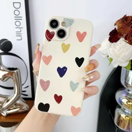 حالة الهاتف لـ iPhone 15 Case Girly Women Cute Design Soft Silicone Camera Protect