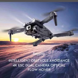 Drönare högupplösta flygkamera UAV 4K dubbel lins optisk flödespositionering och upp-skjutande drönare
