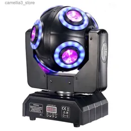 移動ヘッドライト8x15W Halo 150W RGBW 4IN1 LED DJ Stage Lights 360Rotation Moving Head DMX 512を使用したHalo 150W RGBW 4IN1を使用してQ231107