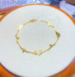 Fashion bracelets designer for women chain love braceletes Jewelry pulsera wedding party luxurious classic letters diamond plated gold