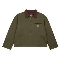 2023 Мужская куртка модного бренда Carhart новая моющаяся старая американская рабочая одежда Детройта парусиновое пальто Motion design YY5513