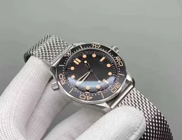 Andra klockor NTTD Titta på 42mm ingen tid att dö män klockor automatisk rörelse mekanisk Montre de luxe begränsad james bond 007 nato 300m armbandsur J230413