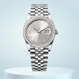 Relógio de moissanite para homens relógios de designer romano digital diamante dial 36mm 41mm mulheres relógio masculino 8215 movimento atualizado 904L aço negócios relógio de luxo com caixa
