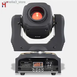 Head Lights Moving Head 60W LED Spot Lights by DMX Control Lyre Projectorモバイル照明DJパーティーライトQ231107