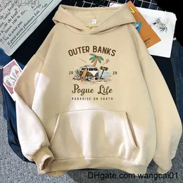 여성용 후드 땀 촬영 셔츠 외부 은행 Pogue Life Graphic Hoody Autumn/Winter Hoodies 새로운 여성 패션 미적 스웨트 셔츠 FA KPOP Sty Streetwear 0407H23