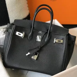 New 2023 Designer handbag BERKIN shopping tote bag Silver Hardware women luxury shoulder crossbody bags purse 20 25 35 cm cowhide genuine real leather messenger bags