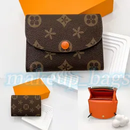 M41939 Rosalie Coin Purse Wallet Card Holders Fashion Girl Luxurys Designer Men Coin Pouchr Women Cardholder本革財布カードスロットキーファクズハンドバッグ