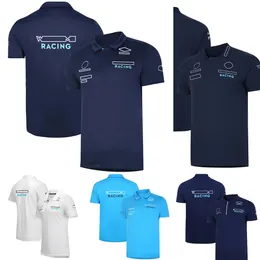 F1チームドライバーTシャツ2022-2023新しいフォーミュラ1レーシングポロシャツTシャツトップ