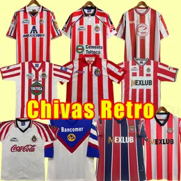 Retro Classic Chivas Regal Soccer Jerseys Guadalara Football Shirt 00 01 88 89 95 96 97 98 99 2003 2008 2000 2001 1988 1989 1996 1997 100.